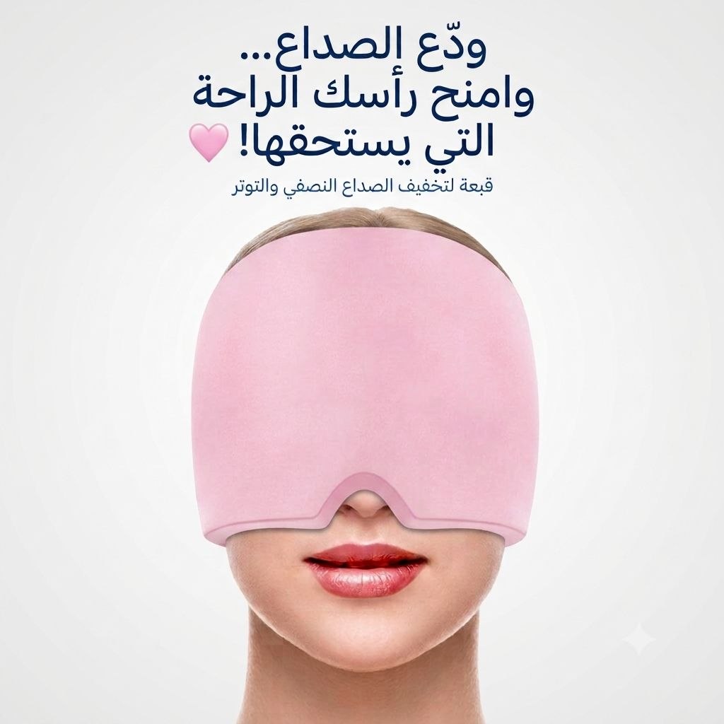 ودّع الصداع... واستمتع براحة فورية مع قبعة العلاج بالتبريد والتسخين